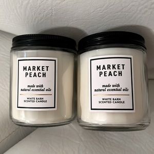 Market Peach Candles!